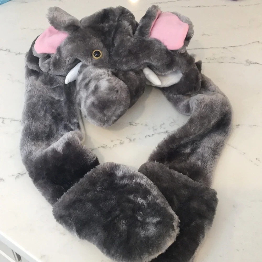 Elephant Hat with Glove ears!